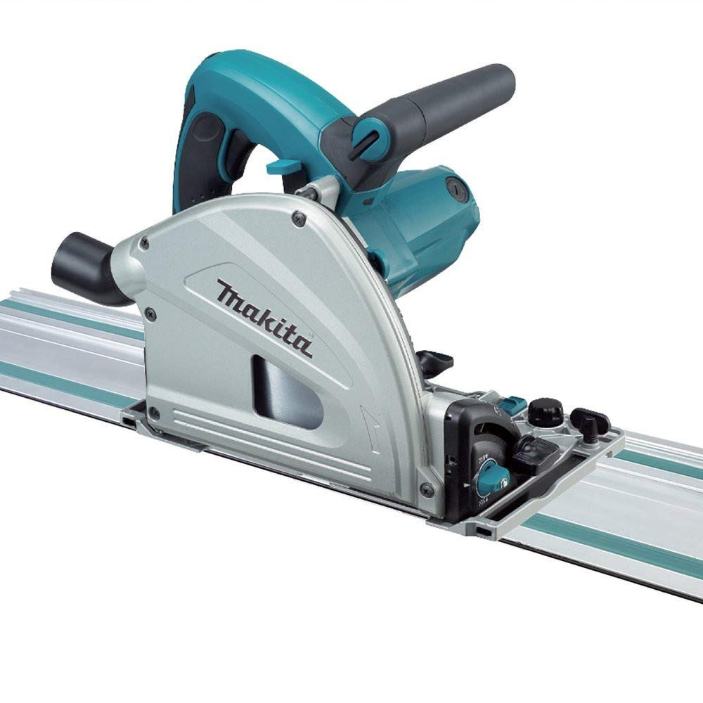 Makita SP6000J1 6-1/2" Plunge Circular Saw Kit, with Stackable Tool case and 55" Guide Rail, Blue | Amazon (US)