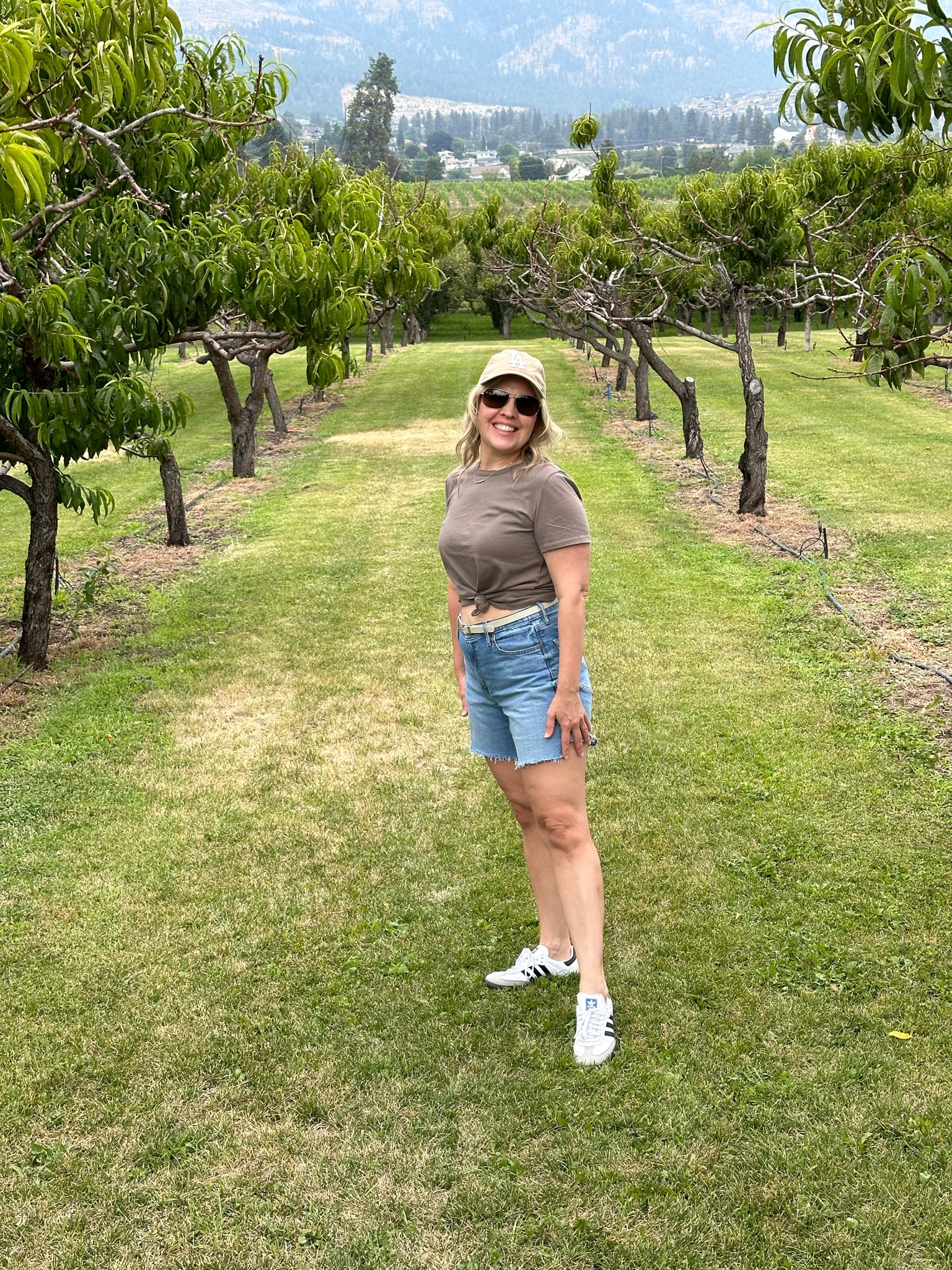 Walking throu the orchard!

#LTKover40 #LTKSeasonal