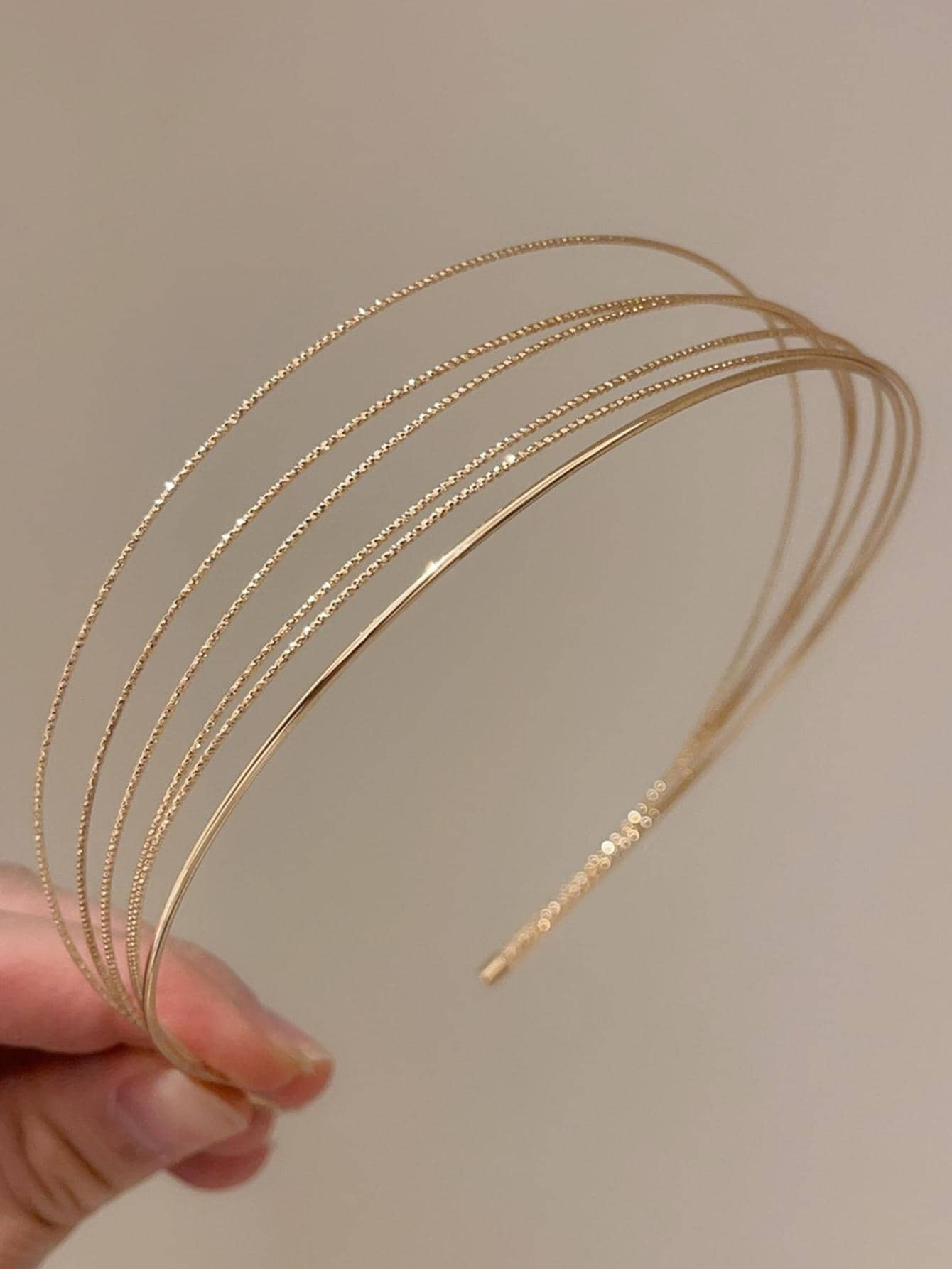 Diadema minimalista a capas | SHEIN