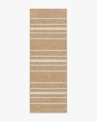 Arden Stripe Natural & Bleached Performance Weave Rug | Ruggable