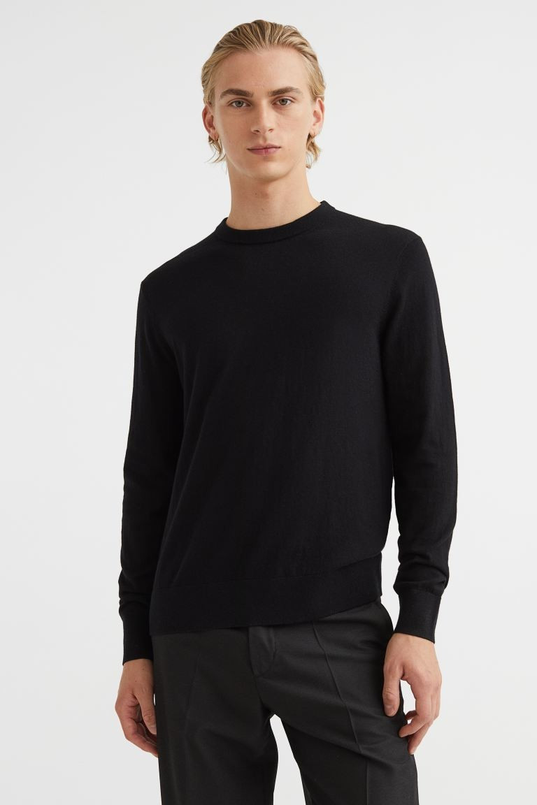 Slim Fit Cashmere-blend jumper | H&M (UK, MY, IN, SG, PH, TW, HK)