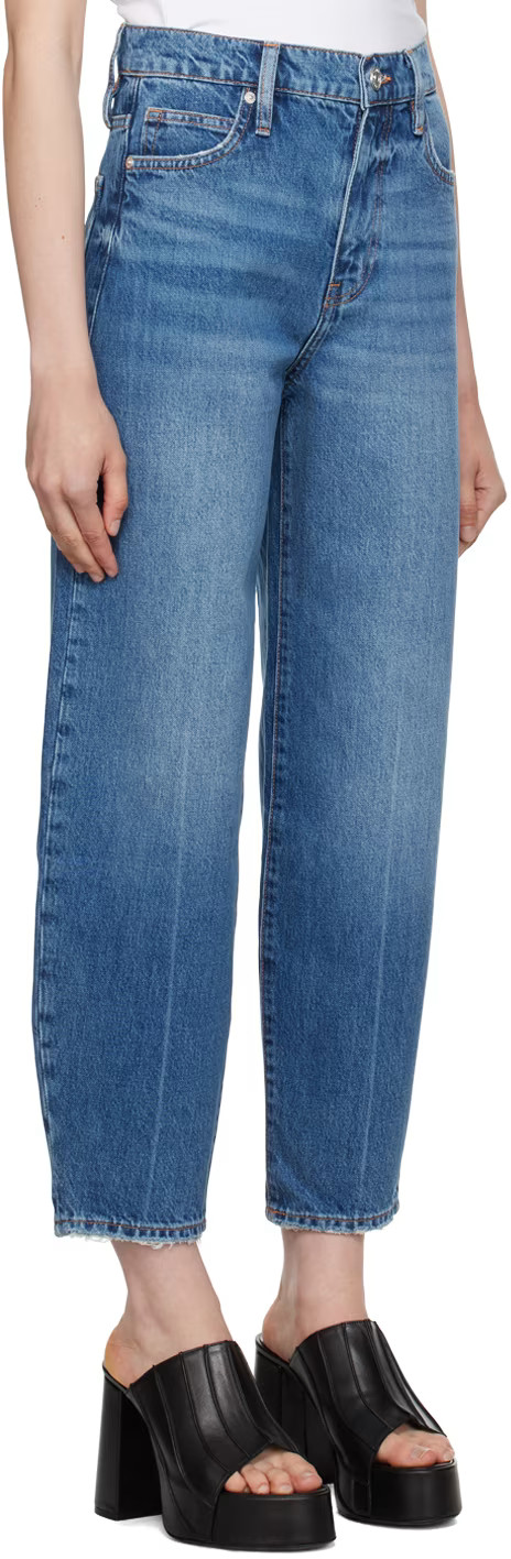 Blue Barrel Jeans | SSENSE