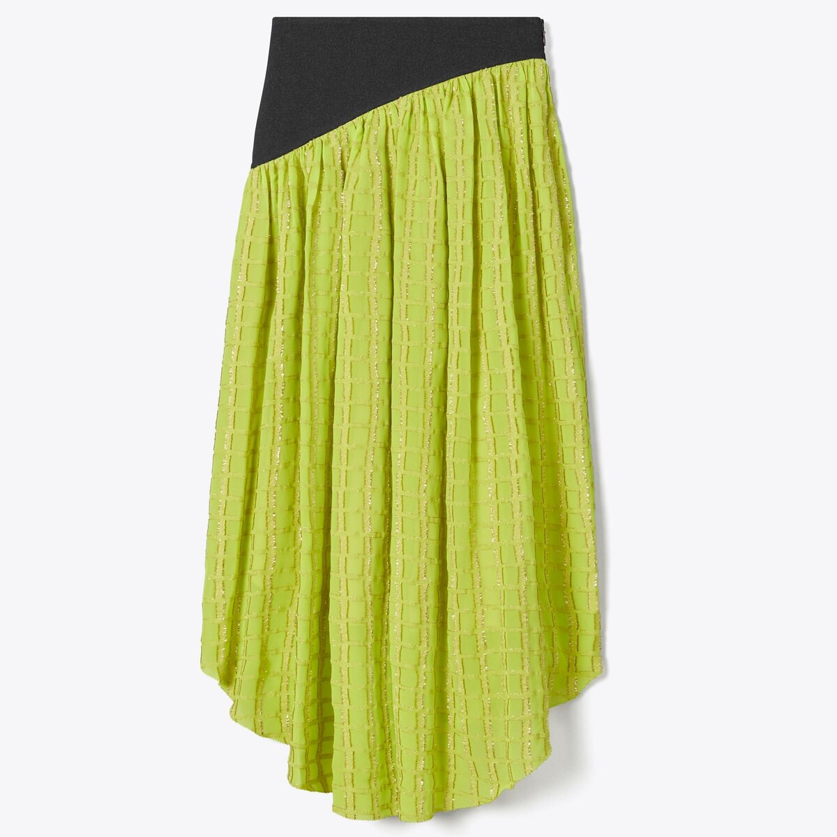 COLORBLOCK CHIFFON SKIRT | Tory Burch (US)
