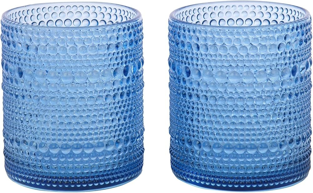 Lilly Pulitzer Double Old Fashioned Glasses, Cute Cocktail Glass Set of 2, 12oz Lowball Glasses, ... | Amazon (US)