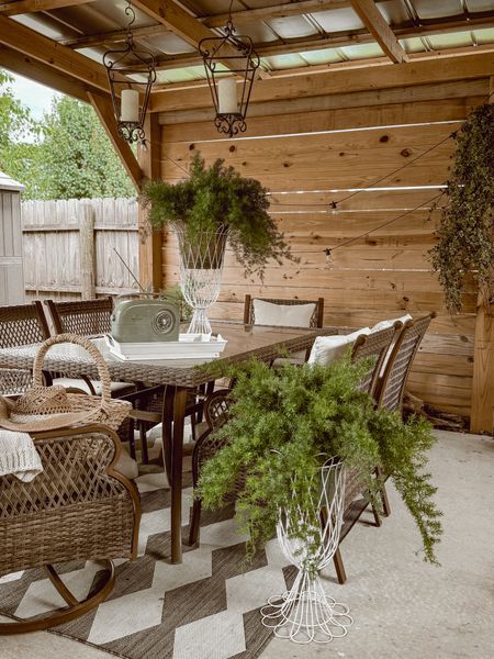 Spring & summer cottage inspired veranda and patio styling. 🪴

#LTKHome #LTKFindsUnder100 #LTKSeasonal