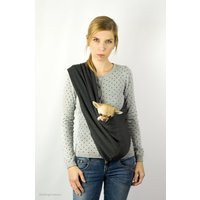 95% Cotton Dog Sling For Walking, Small Carrier Up To 18 lbs, Reversible Pet Bag - Grey | Etsy (US)