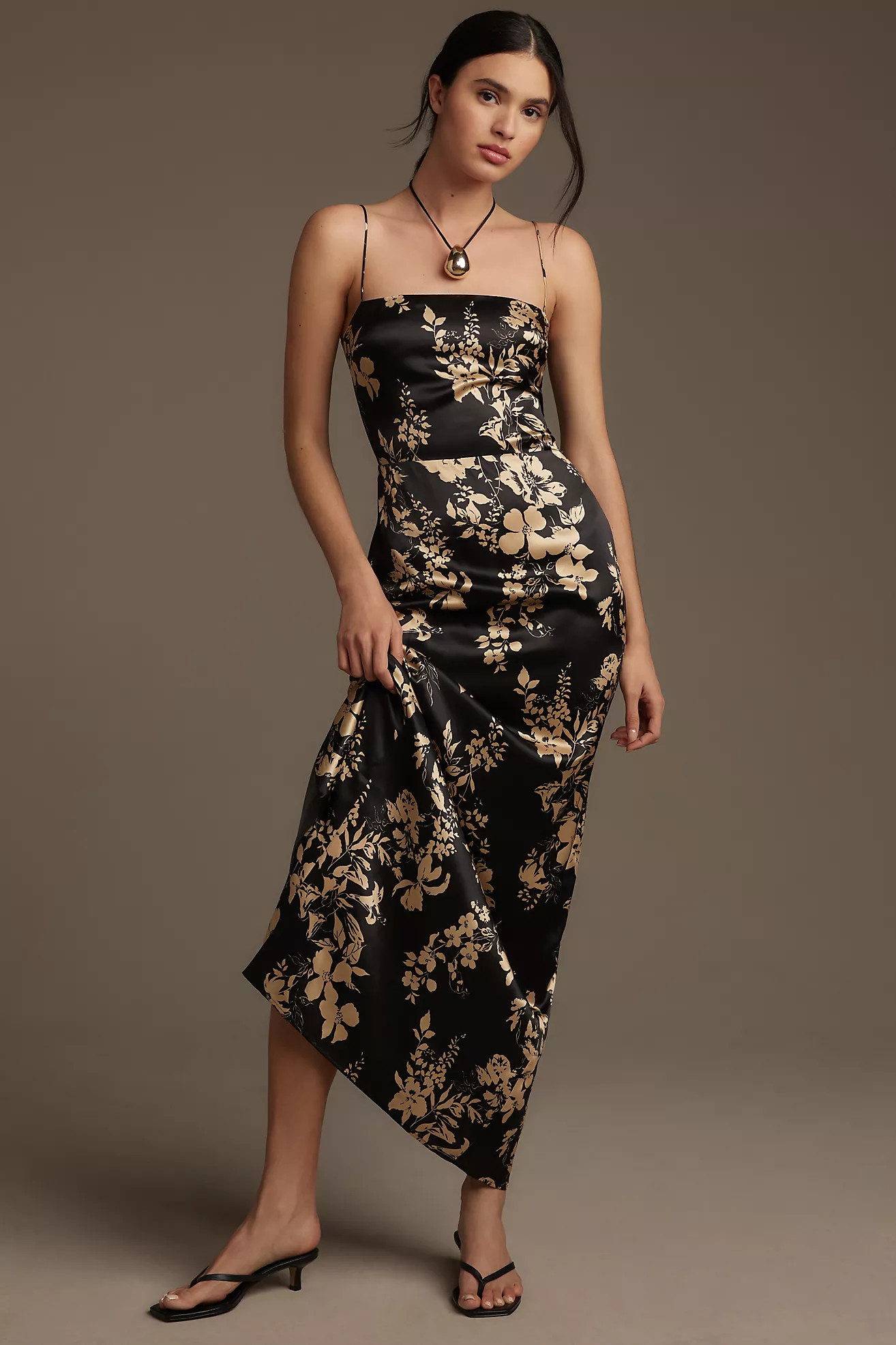 Reformation Frankie Silk Maxi Dress | Anthropologie (US)