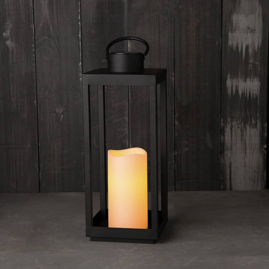 LampLust Solar Lantern Decorative Front Porch Decor,18 Inch Solar Lanterns Outdoor Waterproof, Mo... | Amazon (US)
