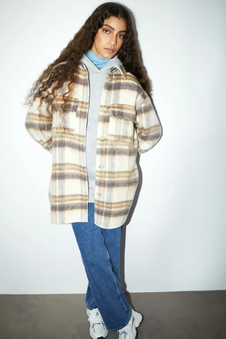 Oversized Shirt Jacket | H&M (US + CA)