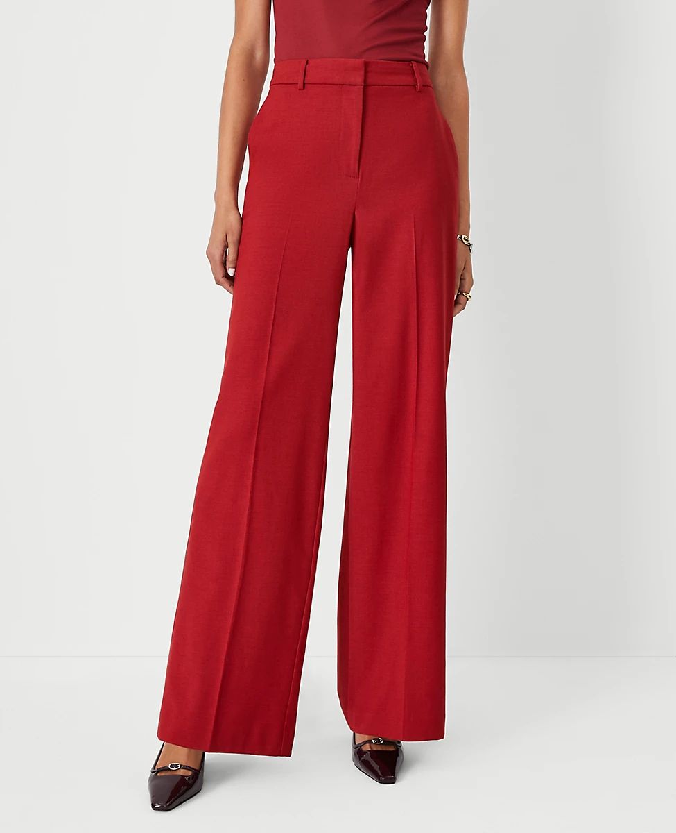 The Wide Leg Pant in Lightweight Weave | Ann Taylor (US)