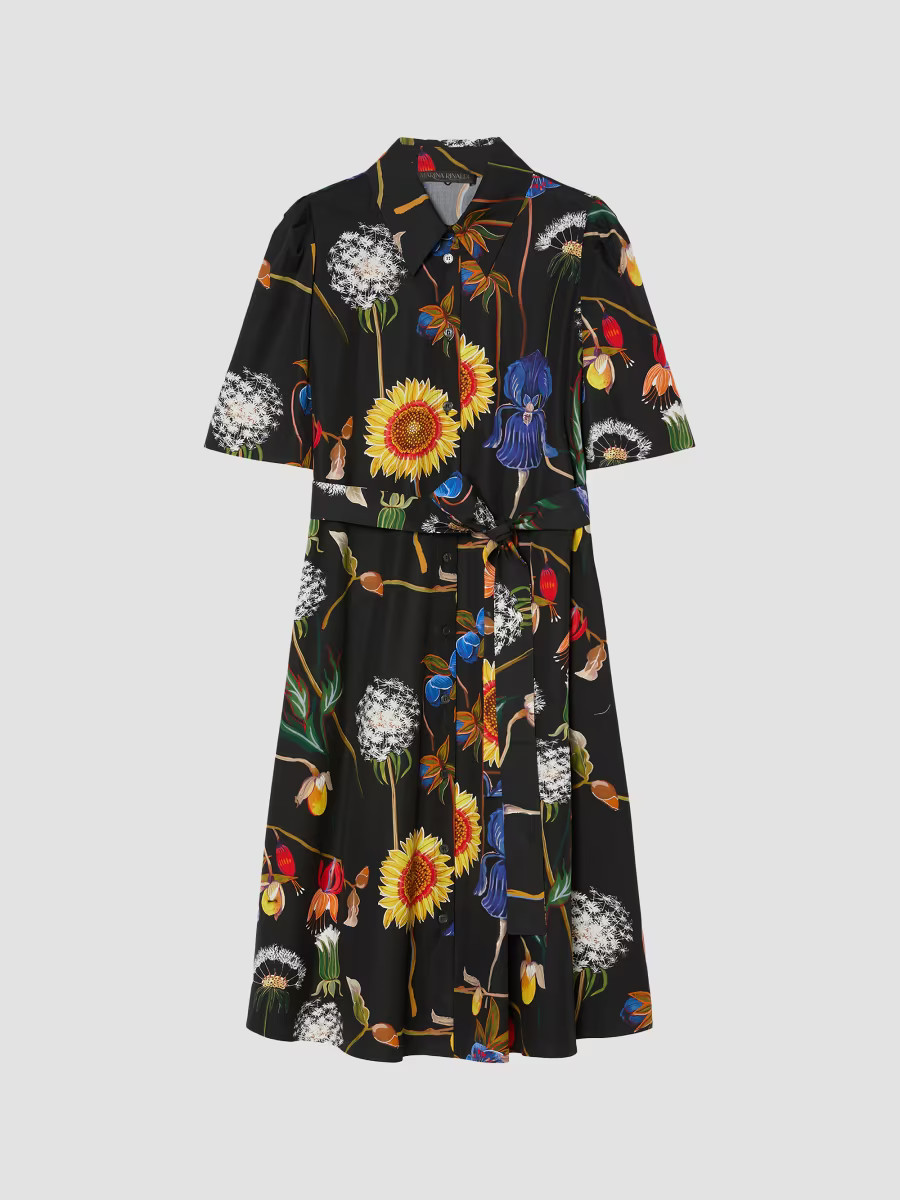 Women's Poplin Shirt Dress - Black - Size 16 | Saks Fifth Avenue