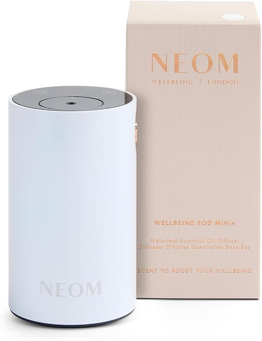 NEOM Wellbeing Pod Mini+ Essential Oil Diffuser, White I Waterless and Wireless I Portable & Vers... | Amazon (US)