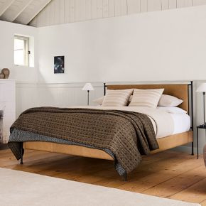 Sintra Leather Bed | West Elm (US)
