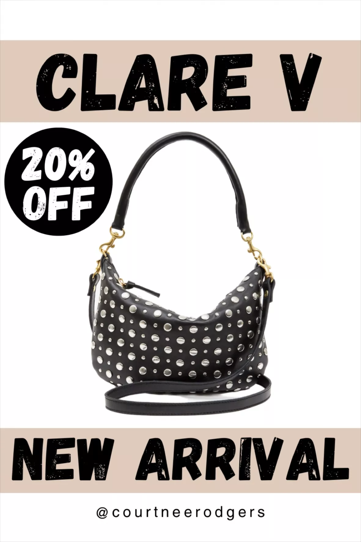 Louis Belted Crossbody Bag by Clare V. for $43