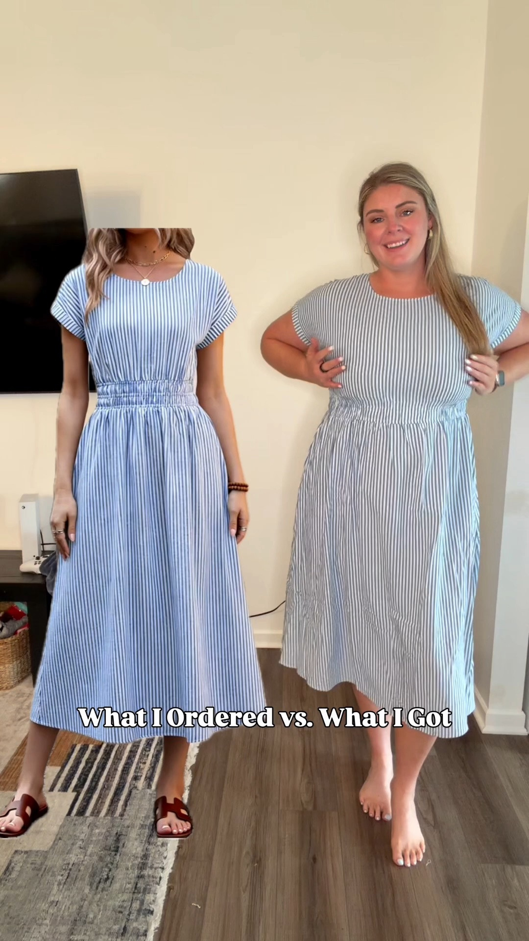 What I ordered vs. what I got. I’m in size XXL. Dress complete with pockets! The smocking at the waist gives a wonderful shape!

Please remember, this is not a “who wore it better” just a comparison of the same clothes on different body types! ❤️

Plus size dresses, summer dresses, mid size dresses, affordable fashion, resort wear, vacation outfit

#LTKMidsize #LTKPlusSize