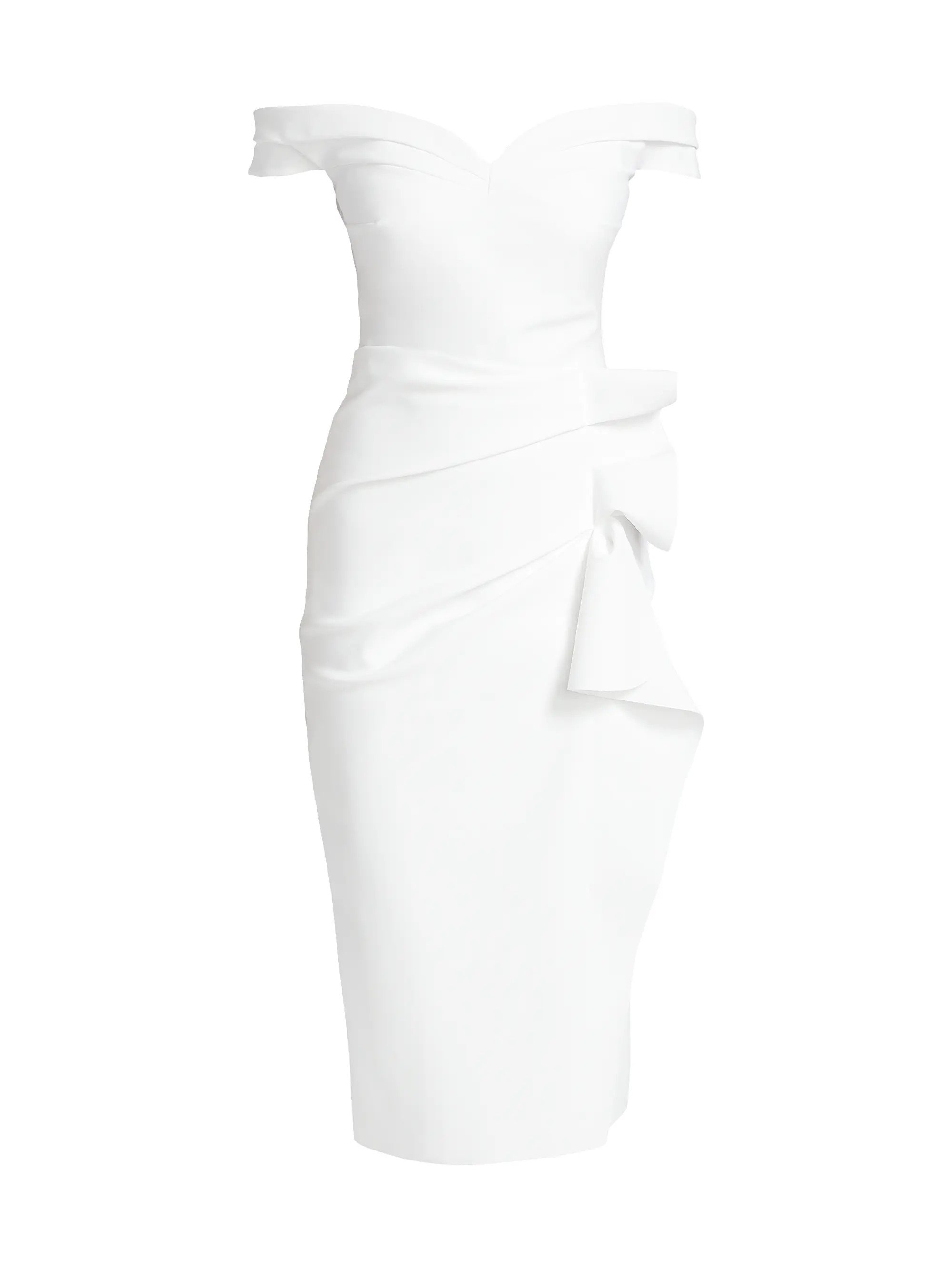 Off-the-Shoulder Midi Dress | Saks Fifth Avenue