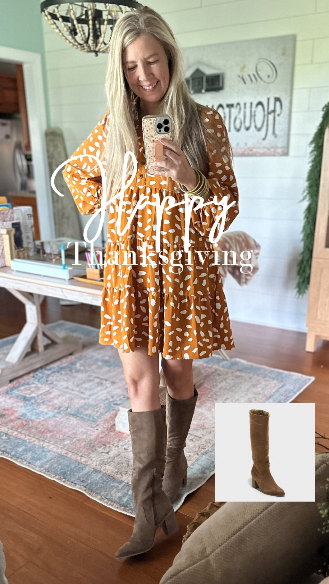 Happy Thanksgiving friends! I hope you enjoy a blessed day! 

P.S. Target has 50% off boots!! I love these tall boots in the photo. So comfy! 

#LTKShoeCrush #LTKSaleAlert #LTKSeasonal
