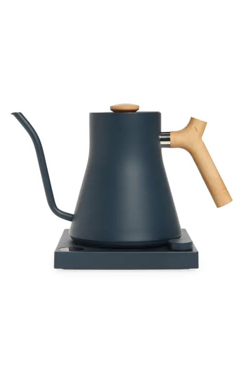 Fellow Stagg EKG Electric Pour Over Kettle in Stone Blue With Maple Accents at Nordstrom | Nordstrom