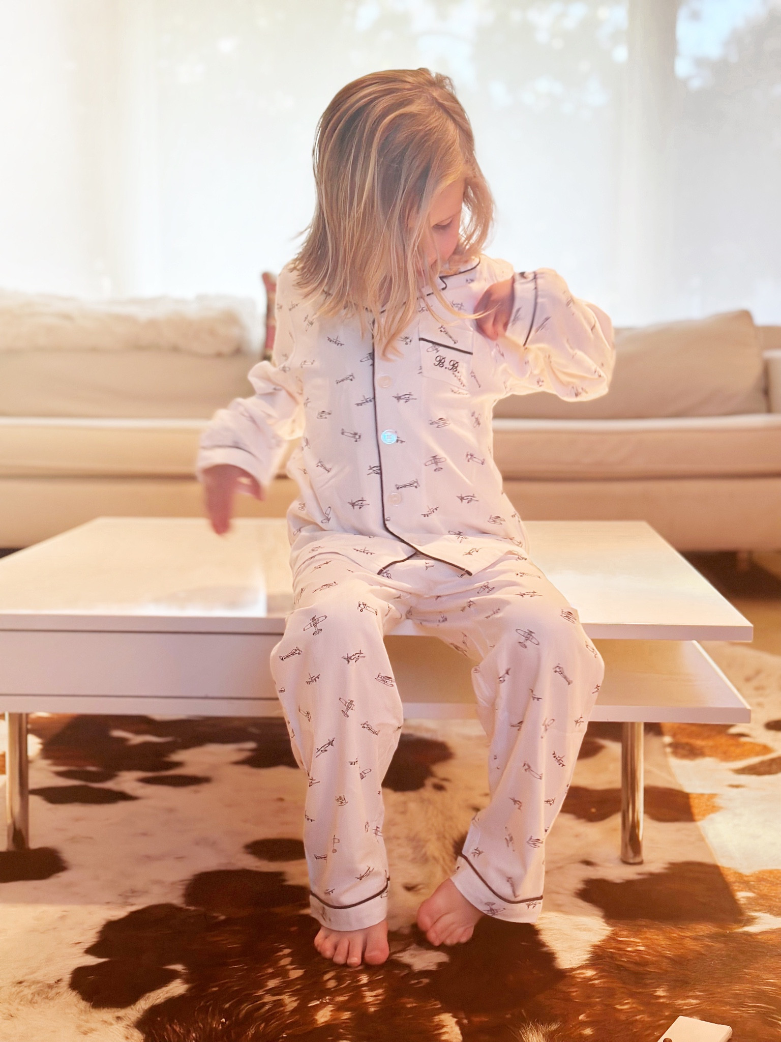 New monogrammed airplane PJs! I snagged these for the kids because they love airplanes and grew up going to the airfield to watch planes take off and land. To them, airplanes mean fun.
I had the retailer monogram them to save myself the time running them all over town.
I was going to save these until we left for a vacation but they were too cute to wait. I order them large so they fit forever and we pass them down kid to kid. 

#LTKSeasonal #LTKkids #LTKFind