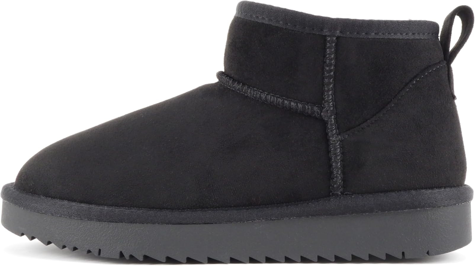 Soda “Mutual/Mute” ~ Women Round Toe Lug Sole Low Flatform Sherpa-lined Ankle Bootie | Amazon (US)