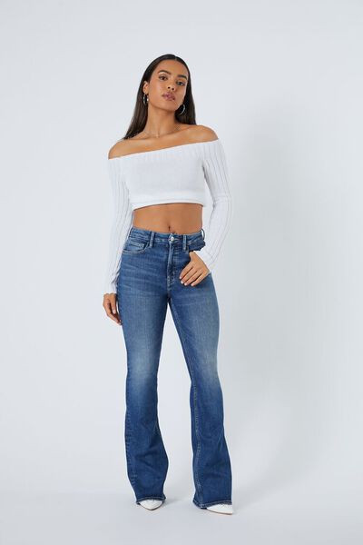 Curvy High-Rise Flare Jeans | Forever 21