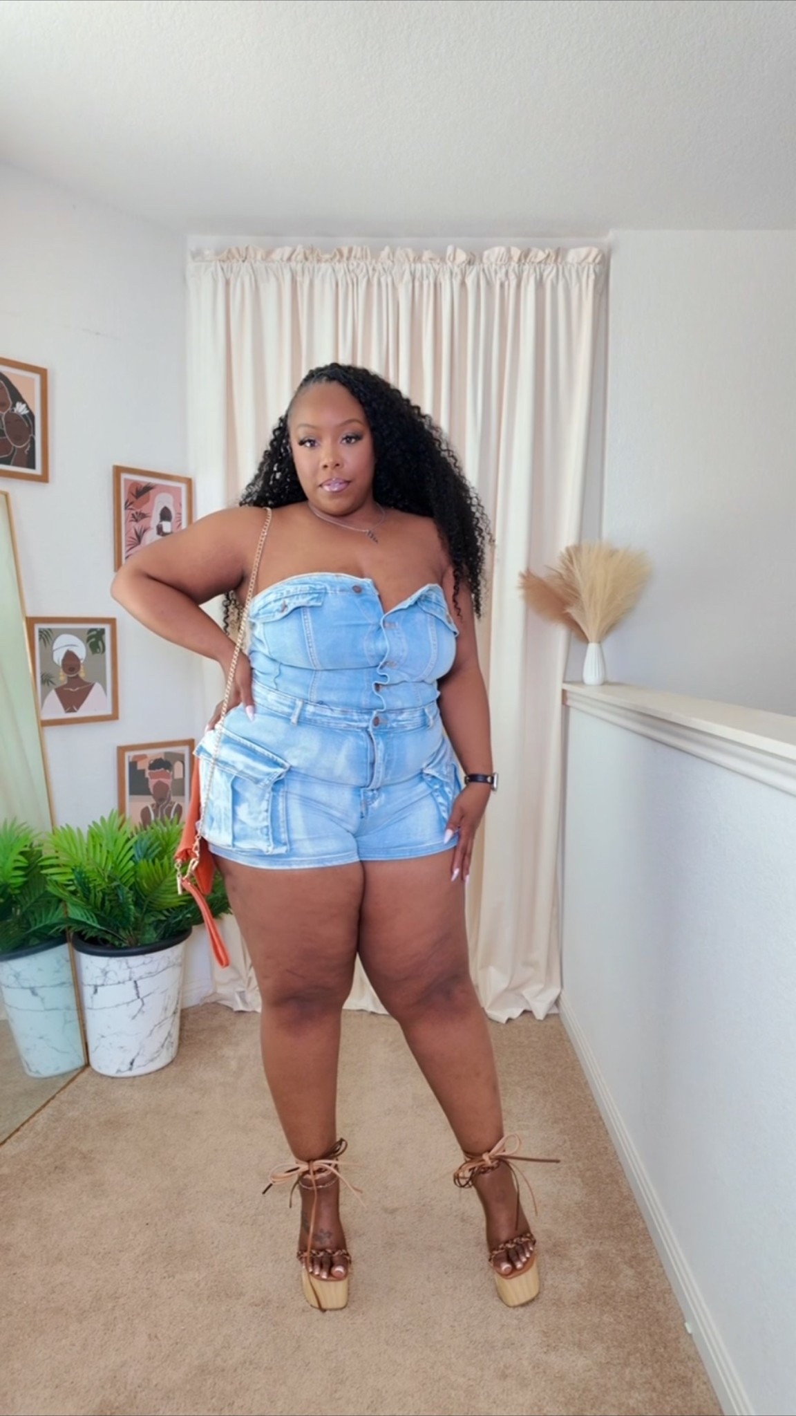 Super cute summer fun look - romper 1X stretchy af!

#LTKPlusSize #LTKMidsize #LTKSaleAlert