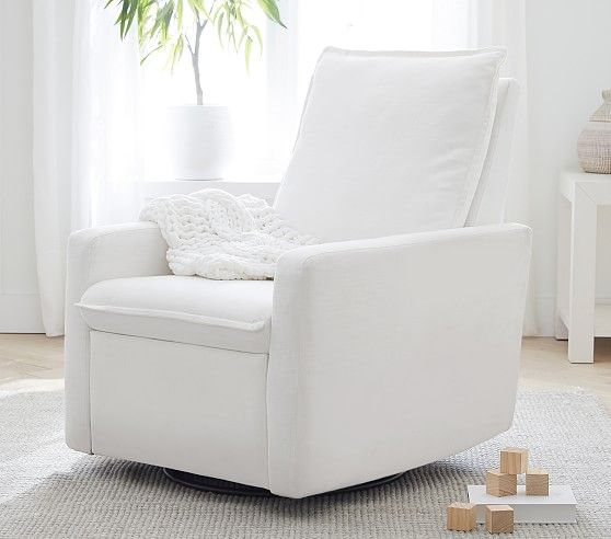 Paxton Manual & Power Swivel Glider Recliner | Pottery Barn Kids