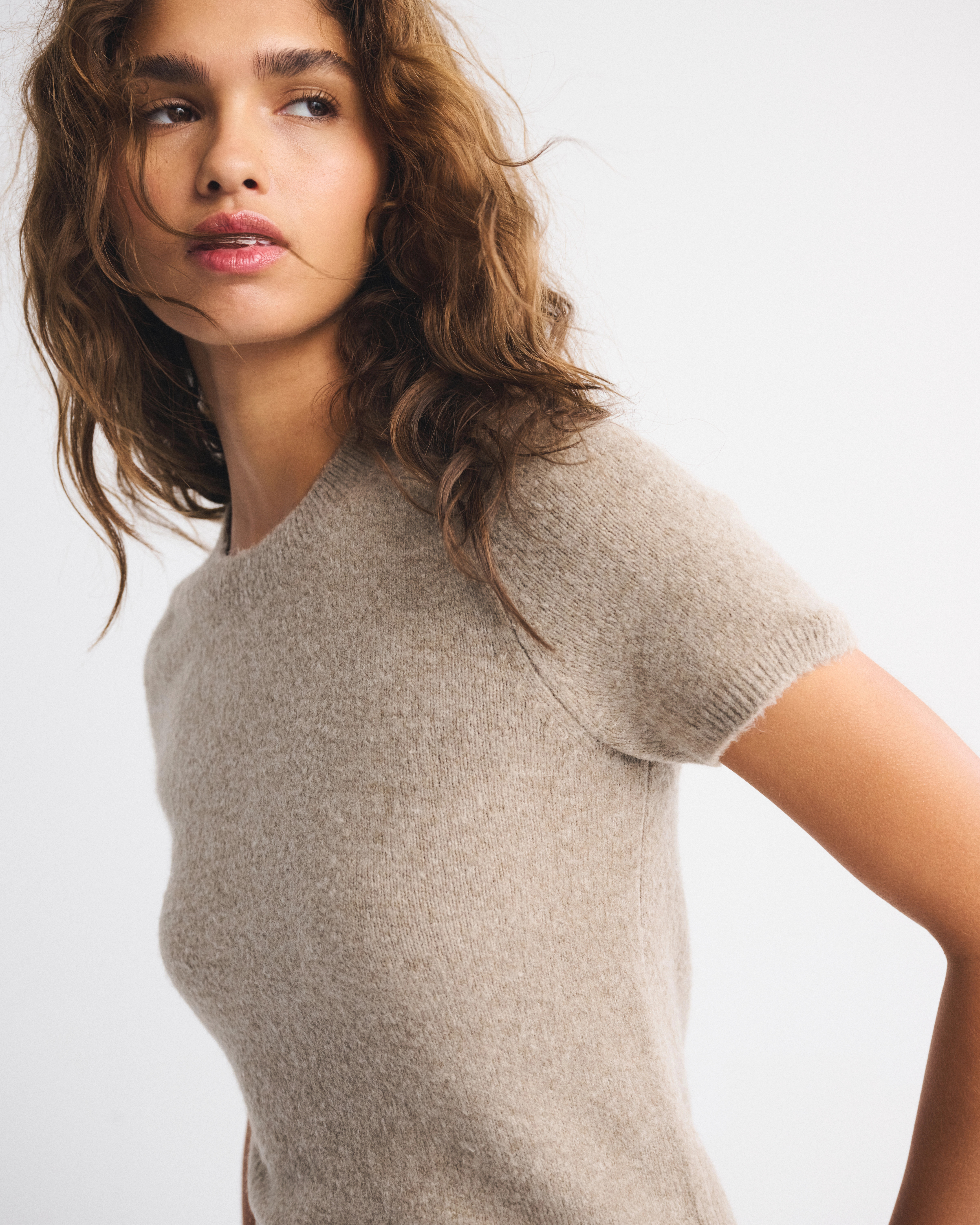 Skimming Crew Sweater Tee | Abercrombie & Fitch (US)