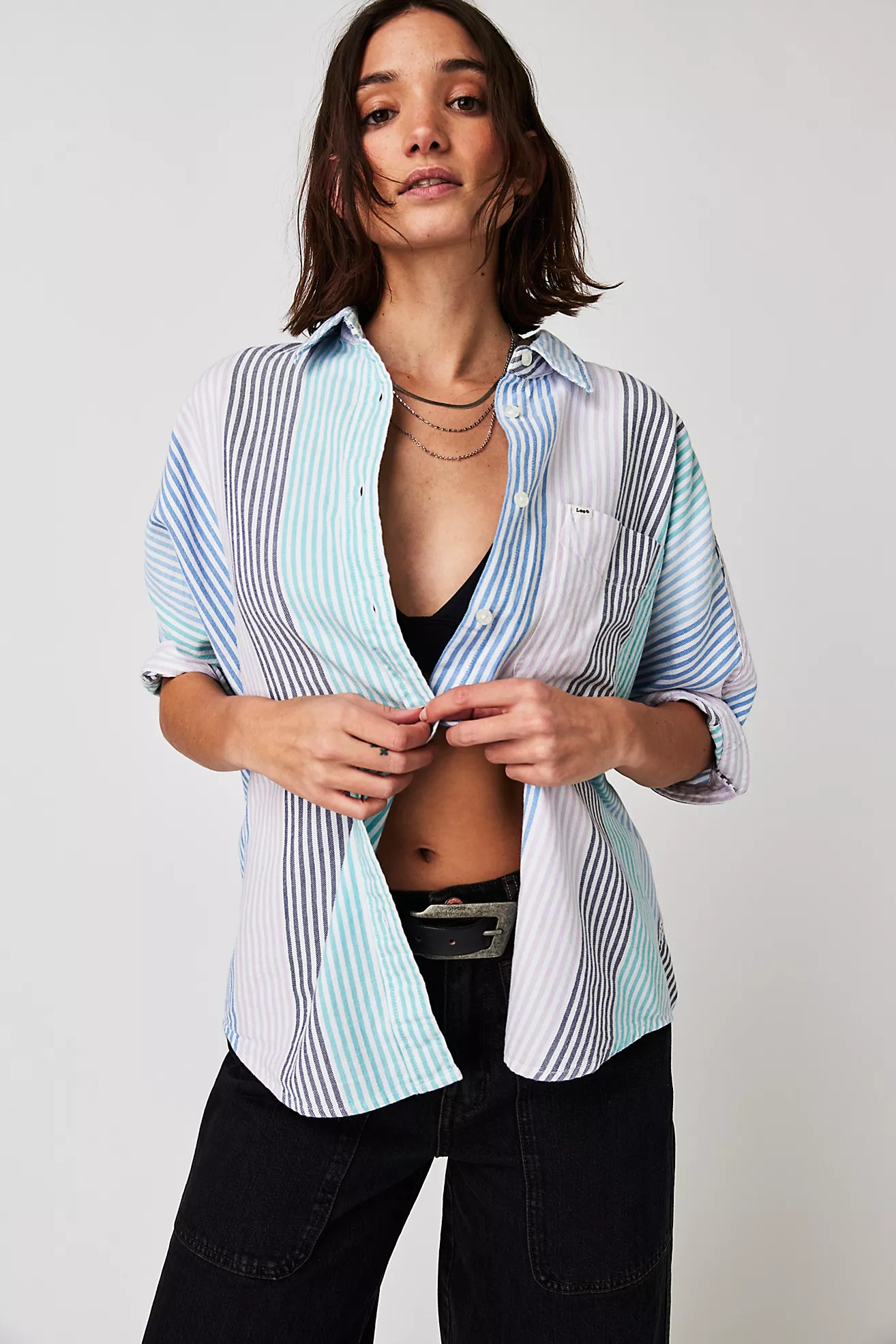 Lee Relaxed One Pocket Shirt | Free People (Global - UK&FR Excluded)