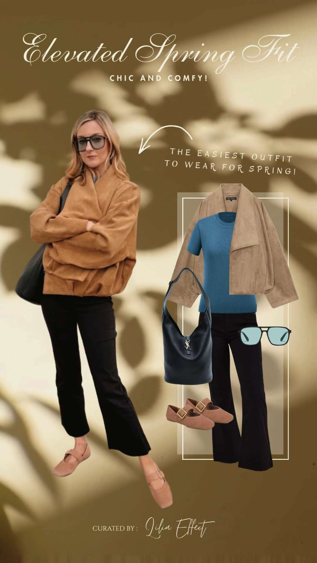 Elevated spring fit — chic & comfy 🤍 The easiest outfit to wear this season—soft layers, relaxed pieces, and effortless styling that still feels put together. 🌿✨
 

 #LTKdayinmylife #LTKgrwm #LTKootd