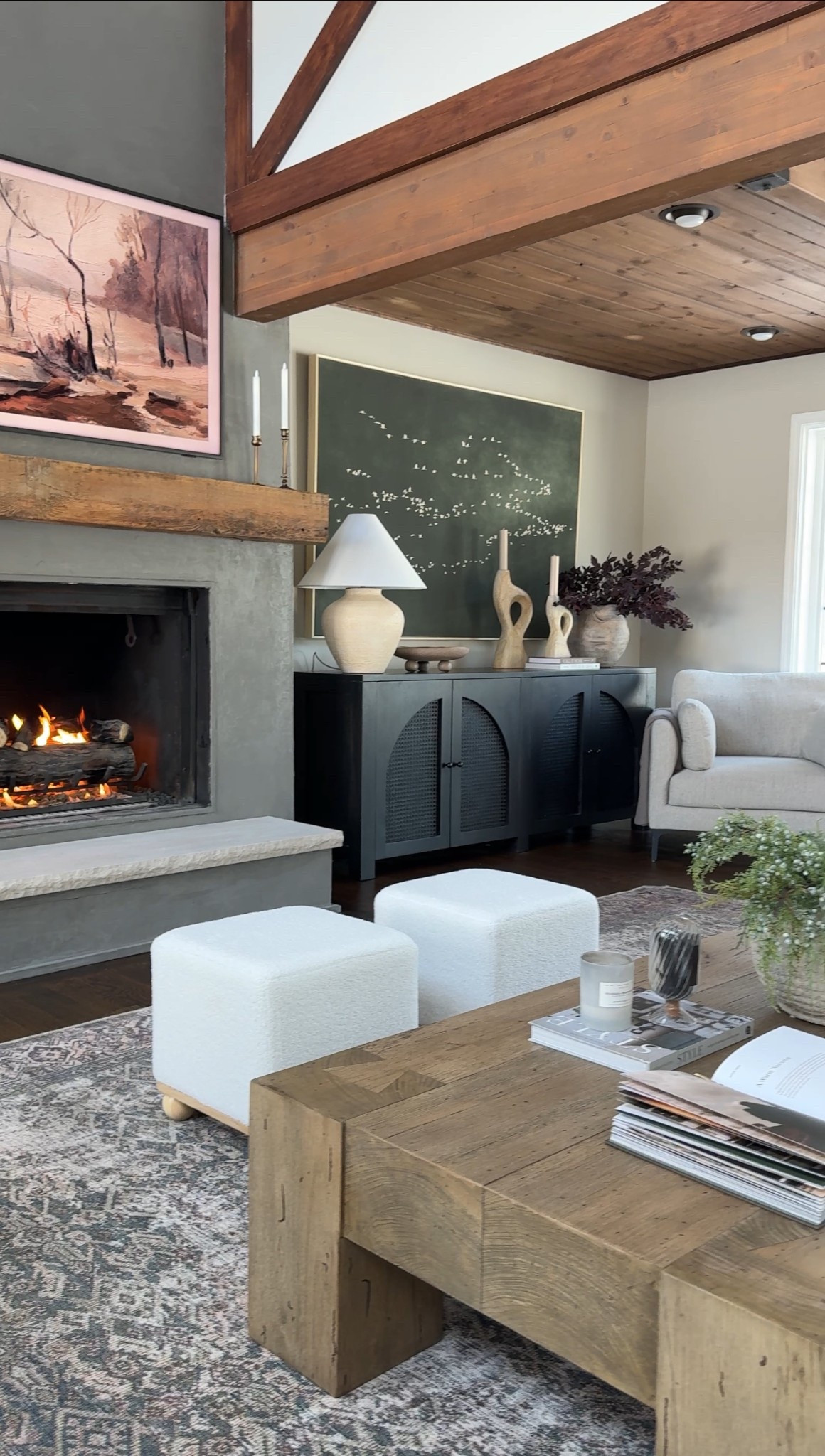 Earthy, organic, neutral great room styling 🤍

#LTKHome #LTKSeasonal #LTKSaleAlert