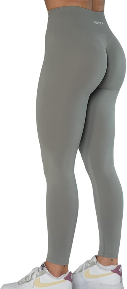 AUROLA Dream Collection Workout Leggings for Women High Waist Seamless Scrunch Athletic Running G... | Amazon (US)