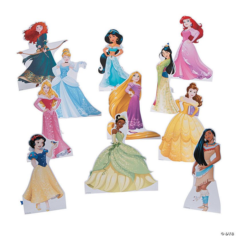 Disney Princess 11-Pack Mini Centerpiece Stand-Ups | Oriental Trading Company