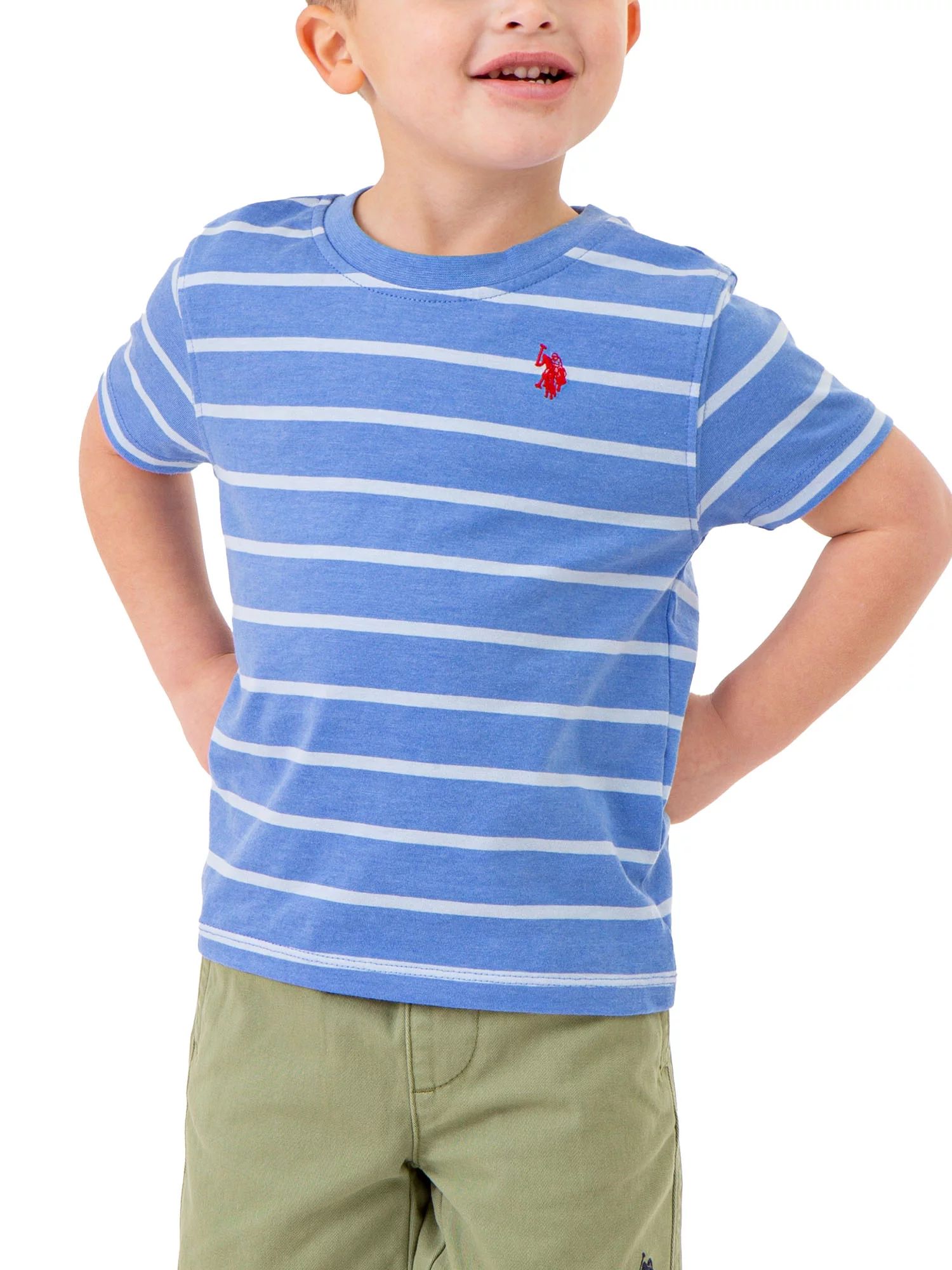 U.S. Polo Assn. Toddler Boys Stripe T-Shirt, Sizes 2T-5T | Walmart (US)