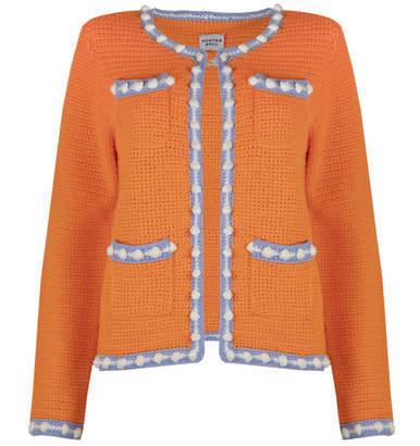Hunter Bell Russell Sweater, Electric Orange | Monkee's of Mount Pleasant