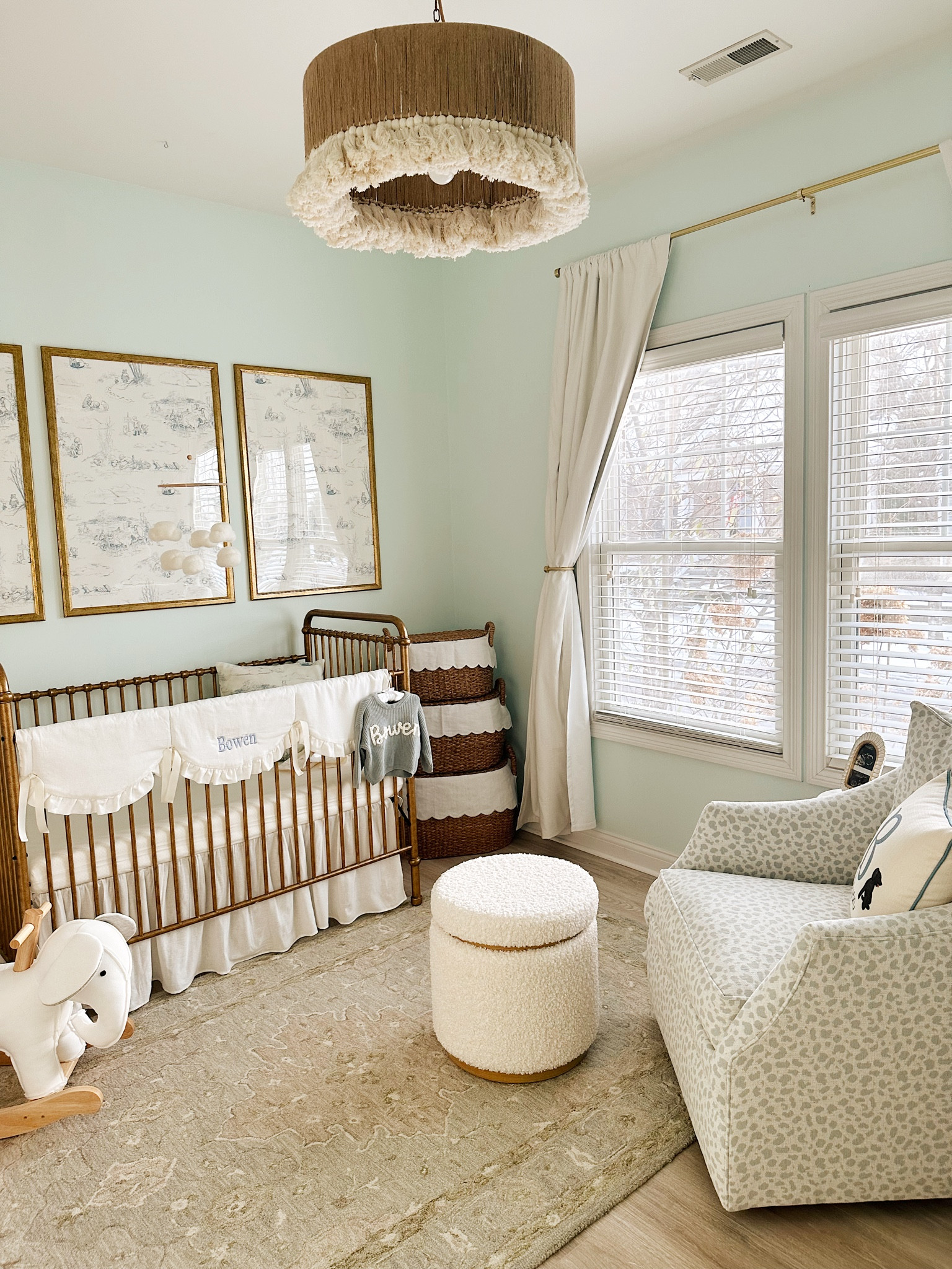 Nursery is complete 😇 Linking what I can — bedding is from Liz & Roo! 

#LTKhome #LTKbaby #LTKMostLoved