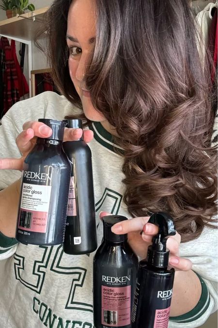 Obsessed with this new Redken acidic color gloss line - made my hair so shiney and strong after one wash Healthy hair- shiney hair- hair health

#LTKbeauty #LTKSeasonal #LTKfindsunder100