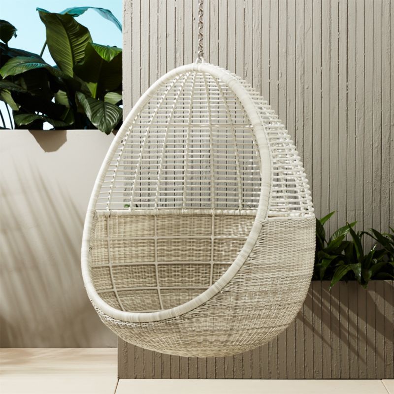 Pod Hanging Outdoor Chair | CB2