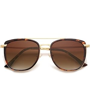 SOJOS Retro Aviator Square Polarized Sunglasses For Women Men,Vintage Women's Sun Glasses Shades ... | Amazon (US)