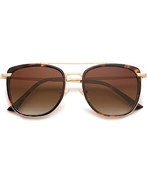 SOJOS Retro Aviator Square Polarized Sunglasses For Women Men,Vintage Women's Sun Glasses Shades ... | Amazon (US)