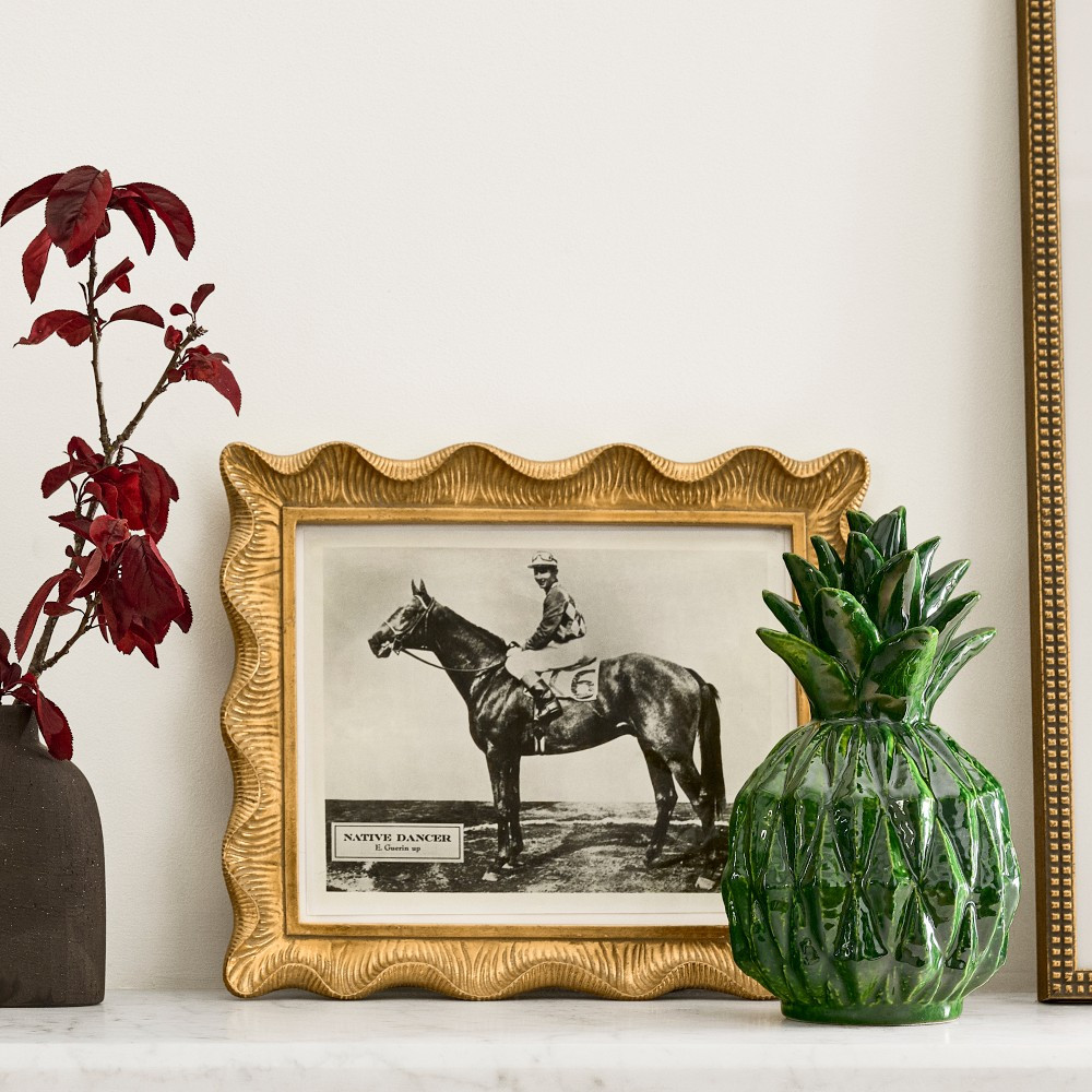 AERIN x Williams Sonoma Home Gold Scalloped Gallery Frame | Williams-Sonoma