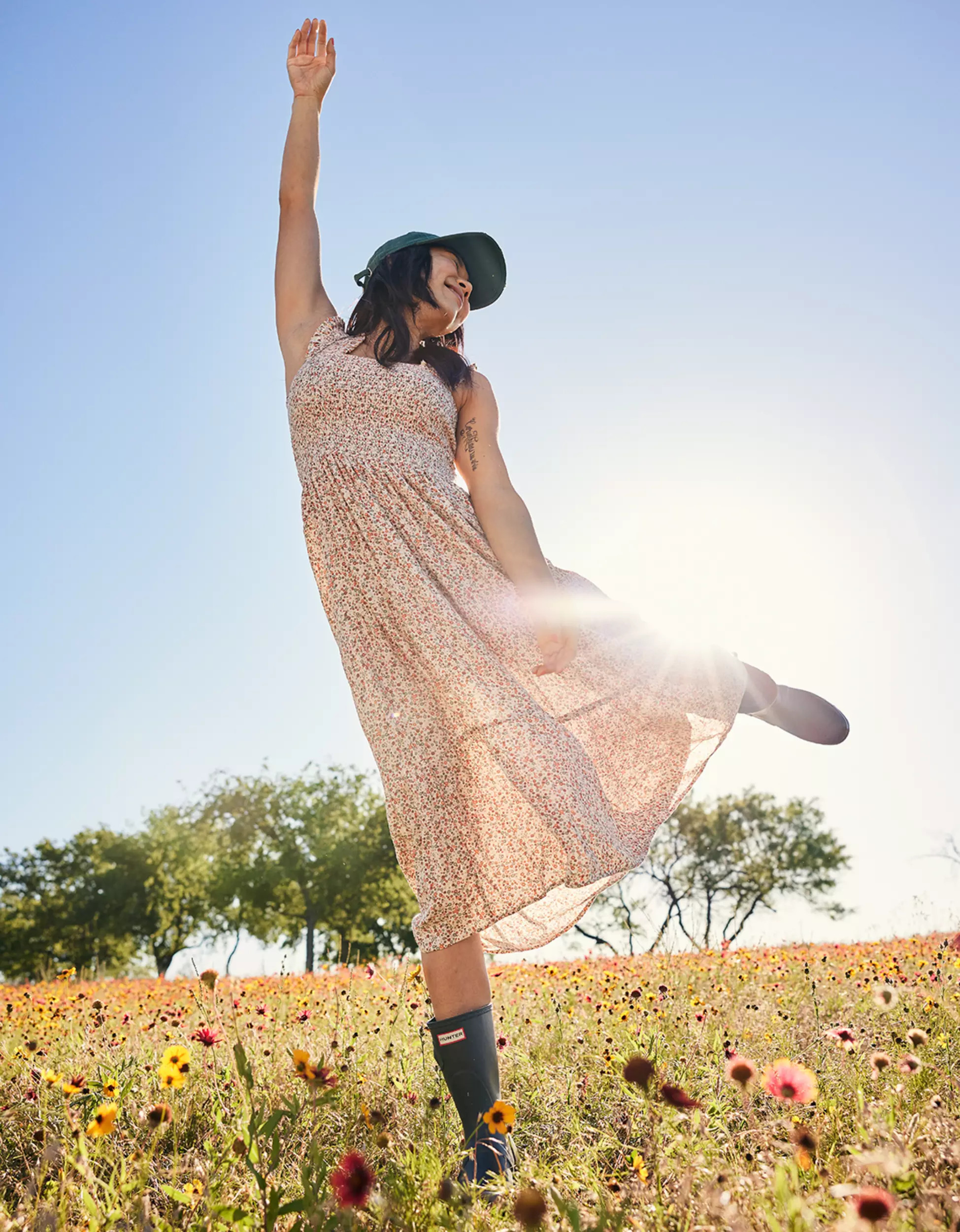 Aerie Smocked Midi Dress | American Eagle Outfitters (US & CA)