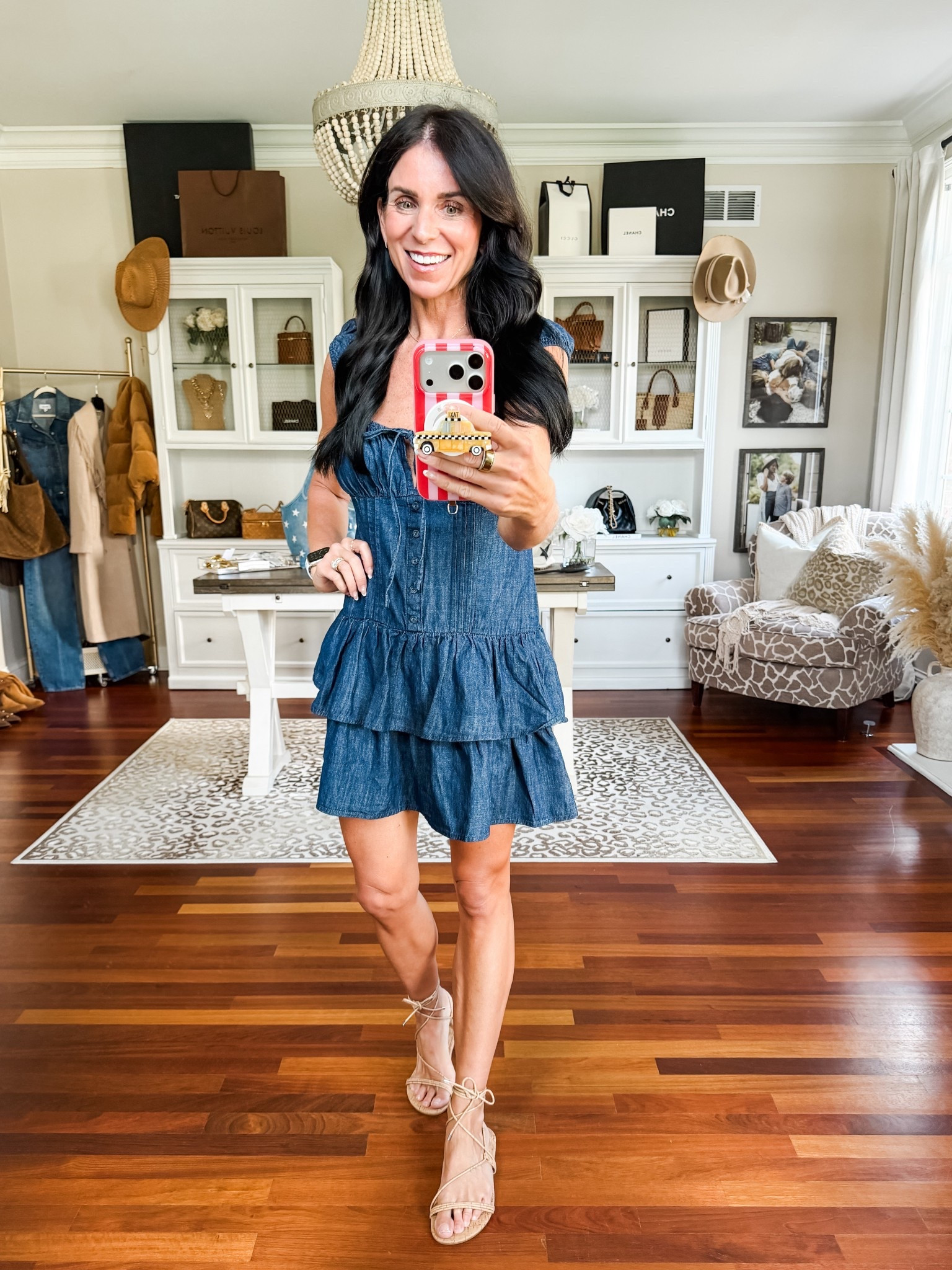 The cutest little denim dress
Wearing a small
@Target 

#LTKSeasonal #LTKTravel #LTKFestival