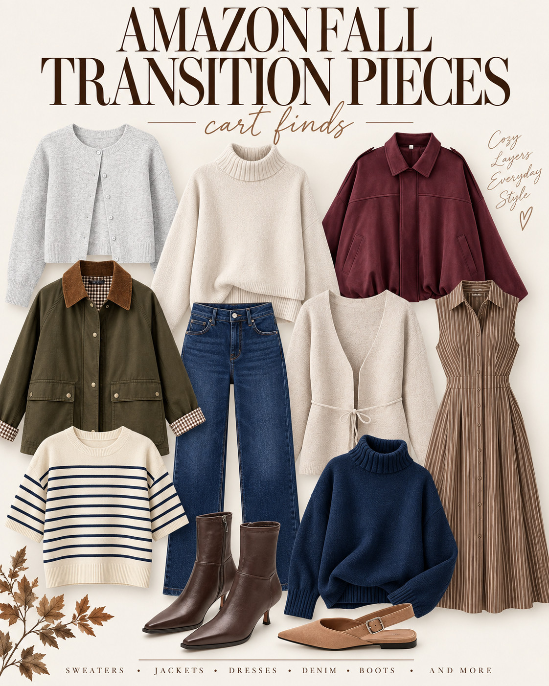hese Amazon fashion finds are perfect for early fall, school drop-off outfits, casual weekend looks, work-from-home outfits, travel days, and easy everyday mom style. Think comfortable fall outfits, capsule wardrobe staples, neutral fall fashion, layered outfits, and versatile pieces you can wear now and into cooler weather.  

 #LTKootd #LTKSeasonal #LTKSaleAlert