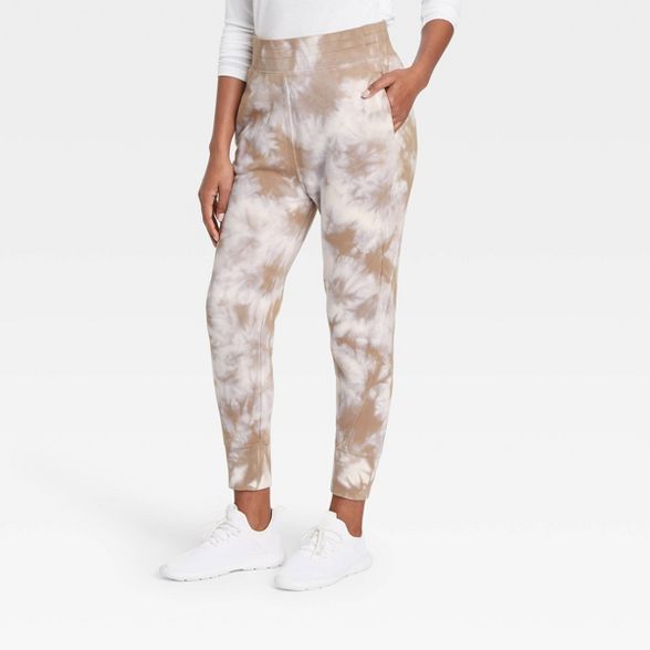 Women's Mid-Rise Drop Crotch Jogger Pants with Asymmetrical Zipper Pocket - JoyLab™ | Target