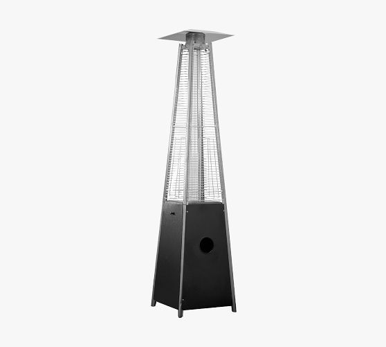 Standing Outdoor Glass Tube Patio Heater | Pottery Barn (US)