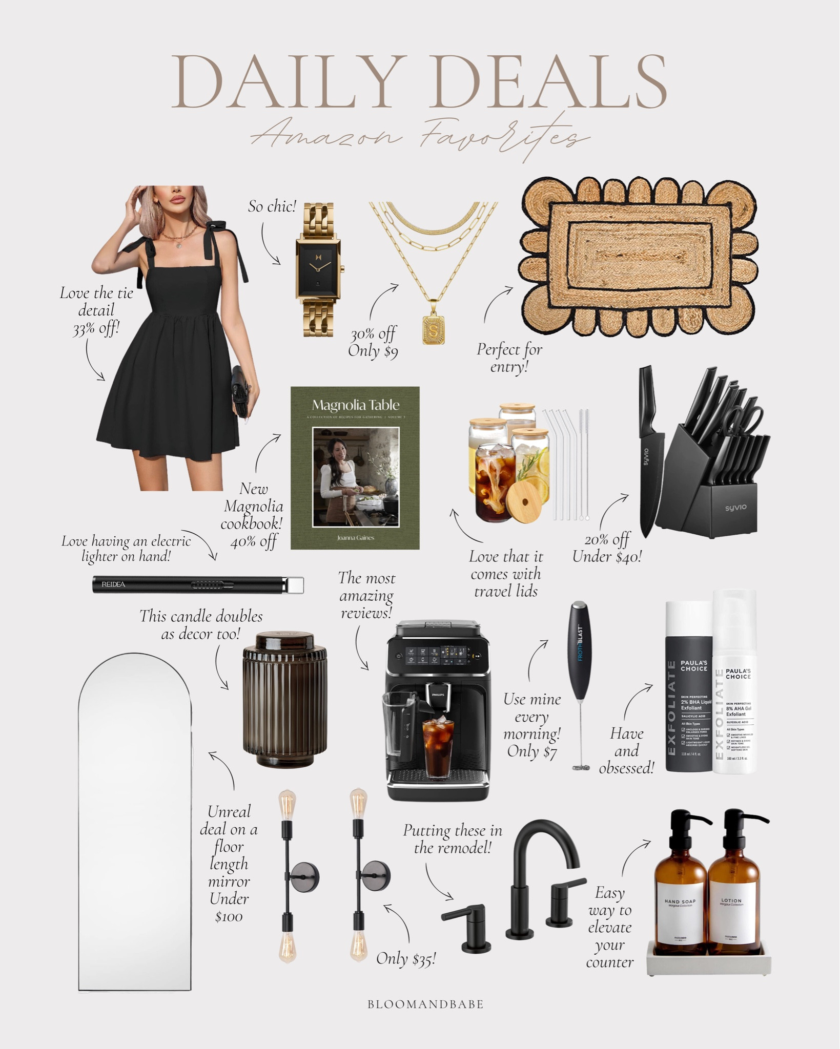 Daily deal - Amazon sale - home decor sale - Amazon must haves - Amazon fashion - furniture on sale - barware - candles - home - home accents - rugs - beauty

#LTKstyletip #LTKsalealert #LTKhome