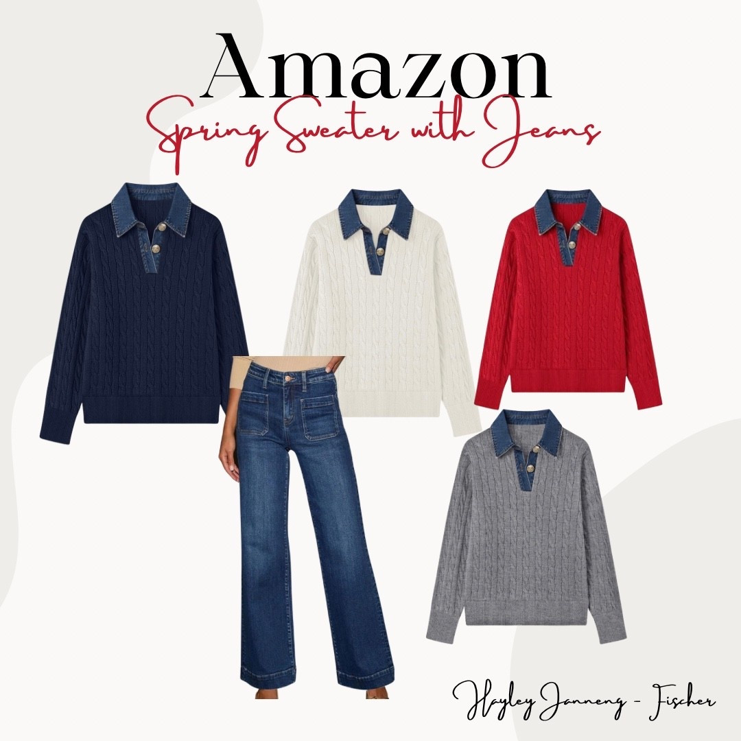 Spring sweater I am loving! Pair with denim jeans! 
Workwear
Date night
Running errands
Style tip
For her
Mom life 
OOTD 

#LTKootd #LTKWorkwear #LTKmomlife