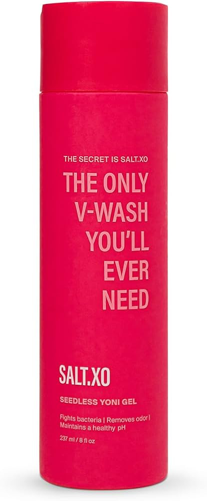 salt.xo Seedless Yoni Gel Wash, Feminine Wash with Refreshing Cucumber and Aloe Vera, All Natural... | Amazon (US)