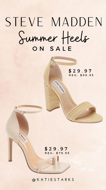 Summer heels on major sale! 

#LTKShoeCrush #LTKSaleAlert #LTKFindsUnder50
